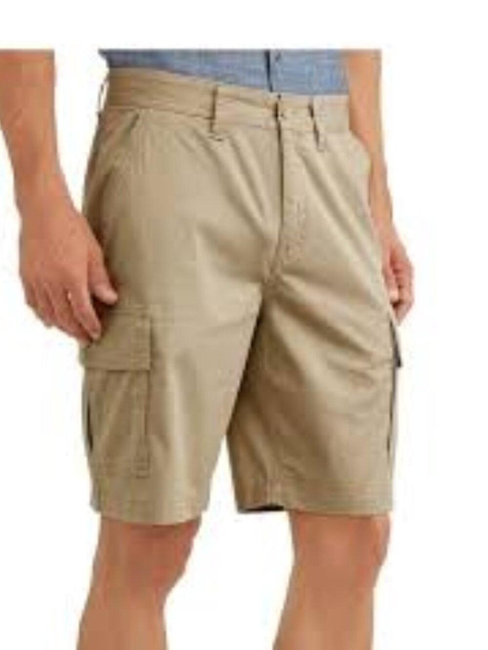 George NWT Above the Knee 10" Inseam Comfort Waist Cargo Shorts Sz 34